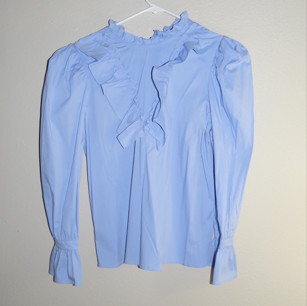 Light blue blouse 🤍